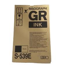 RISO - TINTA NEGRO GR-1700 SERIES, 2700 SERIES, 3750 (PACK 2) (Ref.S539E)