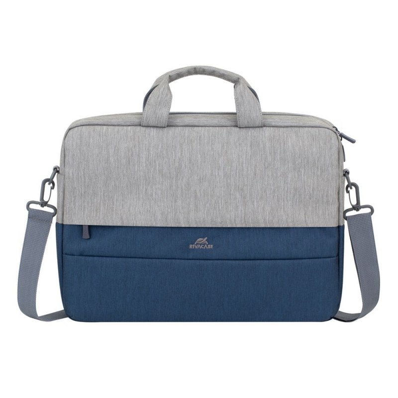 RIVACASE - 7532 Grey/blue Prater Maletín 15,6" gris- (Ref.7532 grey/dark blue)