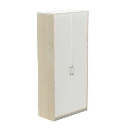 ROCADA - ARMARIO CON PUERTAS 195x90x45 ESTRUCTURA HAYA PUERTAS Y TAPA BLANCO (Ref.1104AA04)