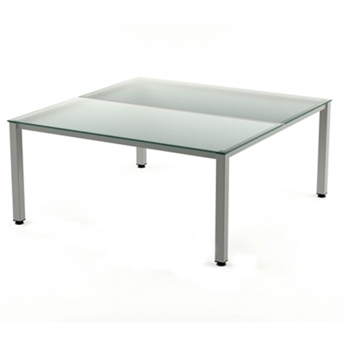 ROCADA - MESA EXECUTIVE 180x163 ESTRUCTURA ALUMINIO TABLERO CRISTAL (Ref.2202AD05)