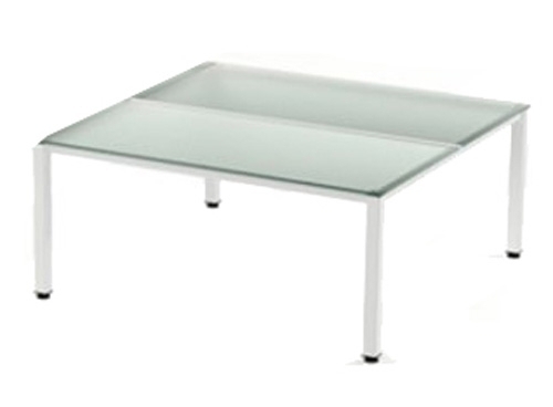 ROCADA - MESA EXECUTIVE 180x80 ESTRUCTURA BLANCO TABLERO CRISTAL (Ref.2003AM05)