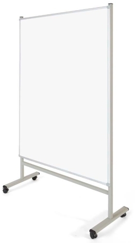 ROCADA - PIZARRA LACADA MAGNETICA 120x180 DOBLE CARA BLANCA CON RUEDAS (Ref.COV-6952PK)