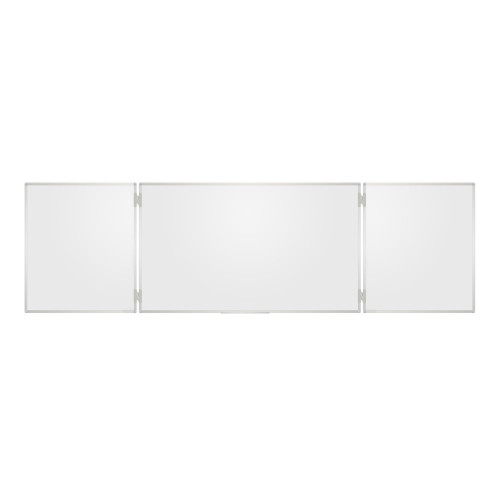 ROCADA - PIZARRA TRIPTICA VITRIFICADA BLANCA 400X100 (200X100 CERRADA) (Ref.6729)