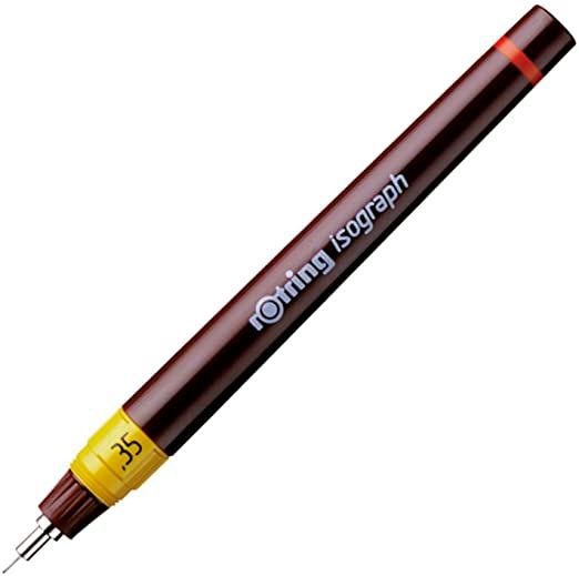 ROTRING - ESTILÓGRAFO ISOGRAPH 0,35MM TINTA CHINA NEGRA (Ref.1903400)