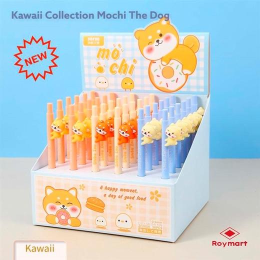 ROYMART - BOLIS MOCHI CLICK PEN EXPOSITOR 36U 3 DISEÑOS SURTIDOS (Ref.EZV-2889)