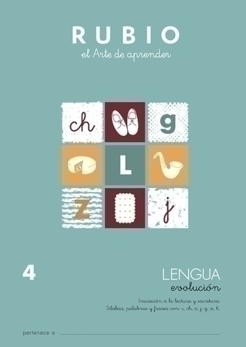 RUBIO - CUADERNO A4 LENGUA EVOLUCION Nº 4 (Ref.LEV4)