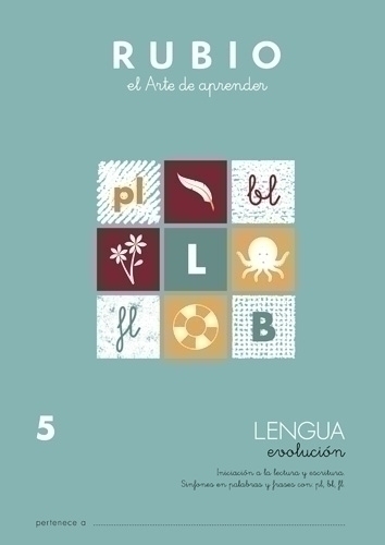 RUBIO - CUADERNO A4 LENGUA EVOLUCION Nº 5 (Ref.LEV5)