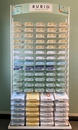 RUBIO - CUADERNO EXPOSITOR de PARED SURTIDO DE 1.485 UD. 