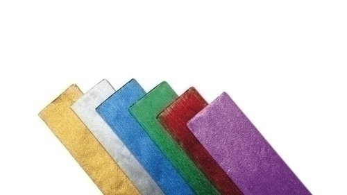SADIPAL - PAPEL CREPE (PINOCHO) ALUMINIO 0,5x2,5 m AZUL (Ref.11402)