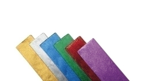 SADIPAL - PAPEL CREPE (PINOCHO) ALUMINIO 0,5x2,5 m PLATA (Ref.11405)