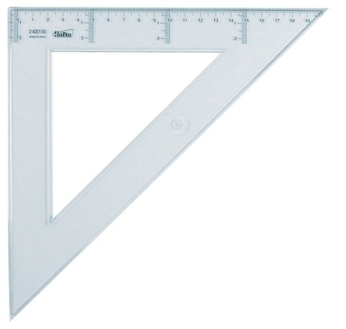 SAFTA - ESCUADRA CRISTAL 30 CENTIMETROS (Ref.4201930)
