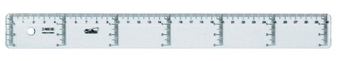 SAFTA - REGLA CRISTAL 30 CENTIMETROS (Ref.400930)