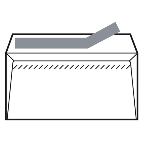 SAM - SOBRE 120x176 BLANCO 90g OPEN (SILICONA) PAQUETE de 25 (Ref.PQ.25 OPEN 176)