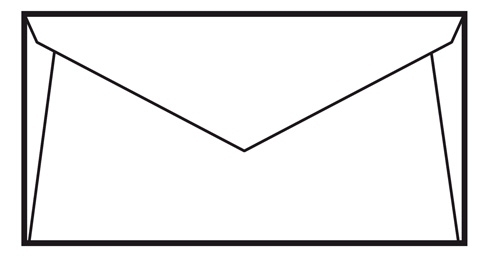 SAM - SOBRE 90x140 CAÑA VERJ.70g (ENGOM.) CAJA de 1000 (Ref.914)