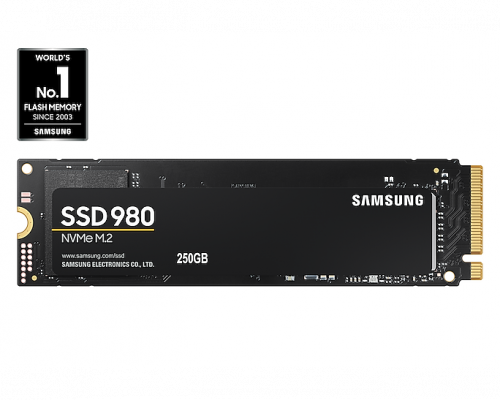 SAMSUNG - 980 M.2 250 GB PCI Express 3.0 V-NAND NVMe (Canon L.P.I. 5,45€ Incluido) (Ref.MZ-V8V250BW)