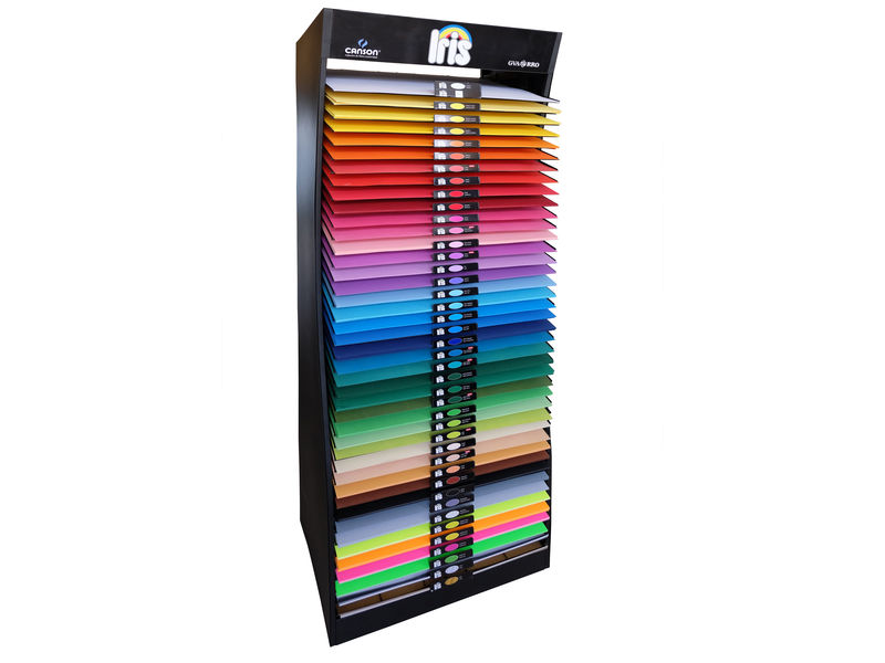 CANSON - Expositor cartulina Iris 34 bandejas 50X65 (Ref.400080321)