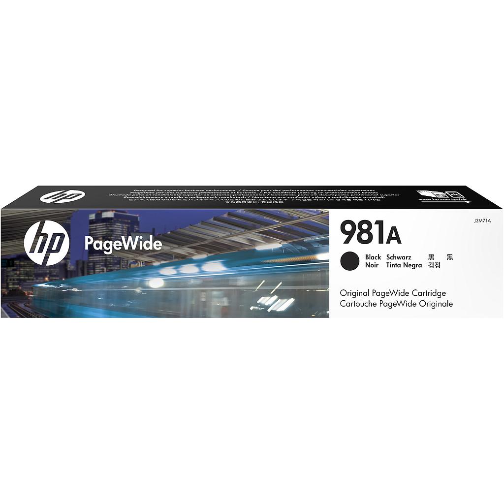 HP ( HEWLETT PACKARD ) - Cartucho ORIGINALES PageWide 981A Negro (Ref.J3M71A)