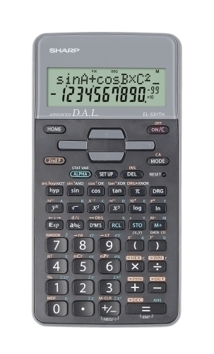 SHARP - CALCULADORA CIENTIFICA 10 DIGITOS EL-531TH (2 líneas) (Ref.EL531THBGY)