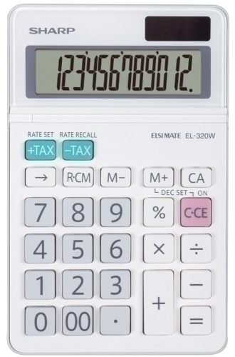 SHARP - CALCULADORA de SOBREMESA 12 DIGITOS EL-320W (Ref.EL320W)