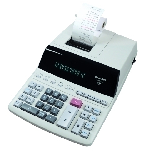 SHARP - CALCULADORA IMPRESORA 12 DIGITOS EL-2607PG (Ref.EL2607PGGYSE)