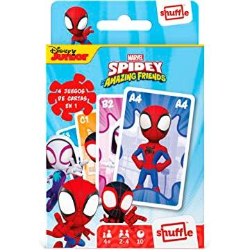 SHUFFLE - BARAJA 4 EN 1 MARVEL´S SPIDEY +4 AÑOS (Ref.10034850)