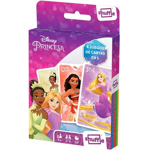 SHUFFLE - BARAJA INFANTIL 4 EN 1 DISNEY PRINCESS +4 AÑOS (Ref.10027510/108679798)