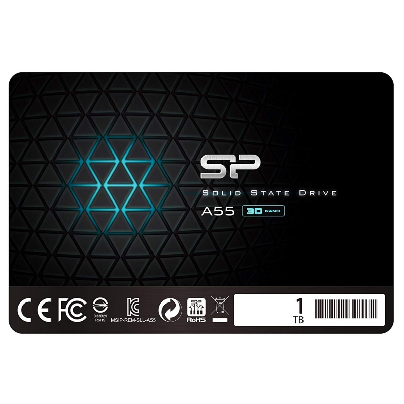 SILICON POWER - SP A55 SSD 1TB 2.5" 7mm Sata3 (Canon L.P.I. 5,45€ Incluido) (Ref.SP001TBSS3A55S25)