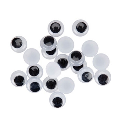 SMART - OJOS MOVILES FIXO KIDS OVALADOS 14 mm. NEGRO PACK de 30 (Ref.68010900)