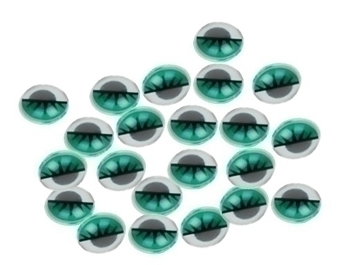 SMART - OJOS MOVILES FIXO KIDS VERDE 15 mm. PACK de 30 (Ref.3046VE/68012200)