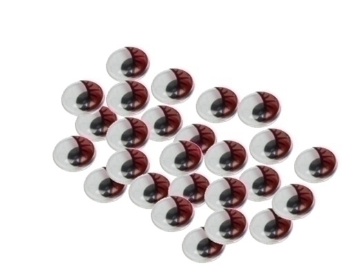 SMART - OJOS MOVILES ROJO 15 mm. PACK de 30 (Ref.3046RO/68012100)
