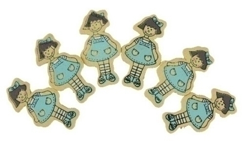 SMART - PINZAS FIXO KIDS MADERA NIÑAS PACK de 6 (Ref.68006500)