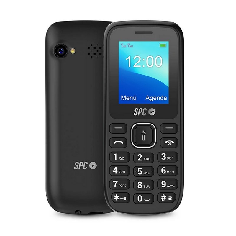 SPC - TalkTelefono Movil BT FM Negro (Canon L.P.I. 1,1€ Incluido) (Ref.2328N)