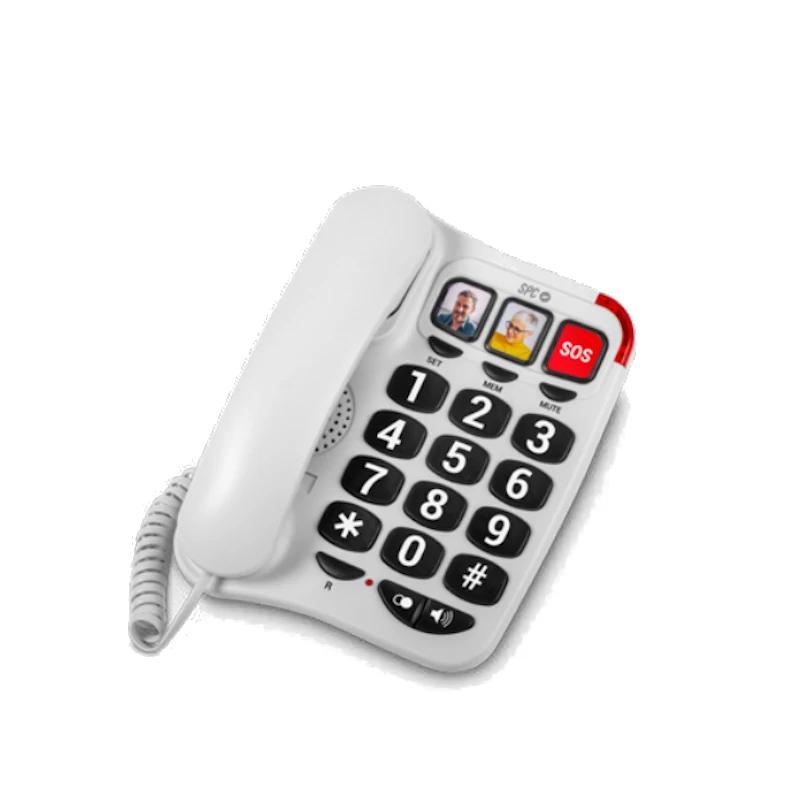 SPC - Telefono CONFORT NUMBERS 2 Blanco (Ref.3295B)