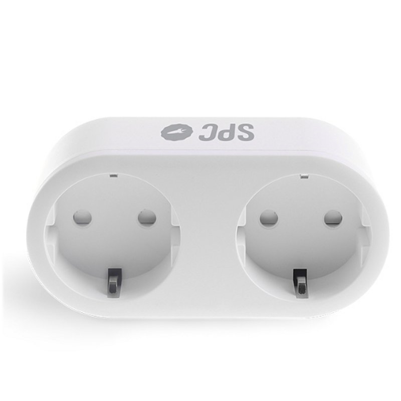 SPC - Clever Plug Dual WiFi Enchufe Inteligente (Ref.6206B)