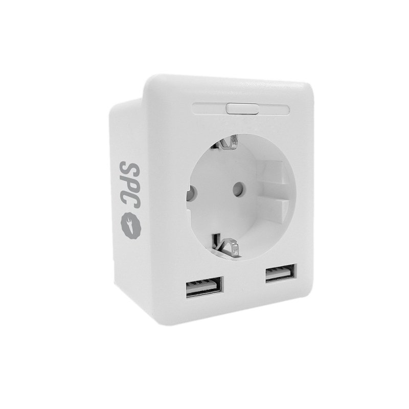 SPC - CLEVER PLUG USB Enchufe inteligente (Ref.6207B)