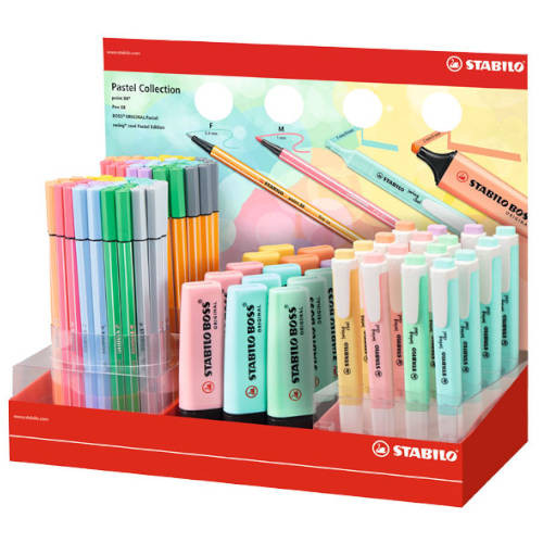 STABILO - EXPOSITOR PASTEL 111 UNIDADES SURTIDO (Ref.24/04-2)