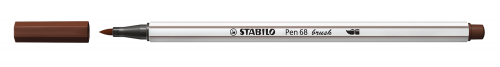 STABILO - ROTULADOR FIBRA PEN 68 BRUSH PUNTA PINCEL MARRON (Ref.568/45)