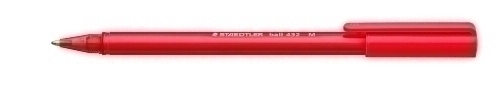 STAEDTLER - BOLIGRAFO 432 MEDIO ROJO (Ref.432 M-2)