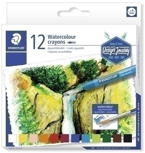 STAEDTLER - CERAS 223 DESIGN JOURNEY ACUARELABLES ESTUCHE de 12 (Ref.223 C12)