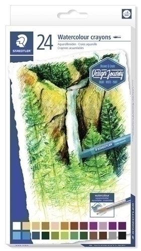 STAEDTLER - CERAS 223 DESIGN JOURNEY ACUARELABLES ESTUCHE de 24 (Ref.223 C24)