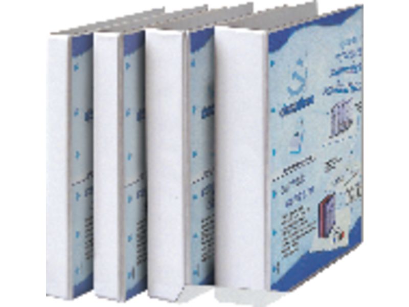 EXACOMPTA - Carpeta anillas Krea Cover A4 4-16 MM Blanco (Ref.51840E)