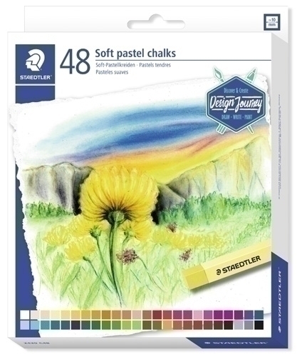 STAEDTLER - CERAS PASTEL 2430 DESIGN JOURNEY SUAVES ESTUCHE de 48 (Ref.2430 C48)