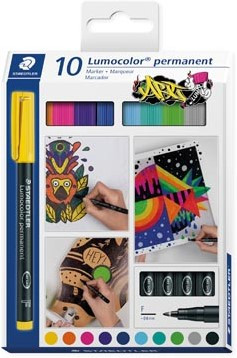STAEDTLER - ESTUCHE 10 UDS LUMOCOLOR PERMANENT 318 (Ref.318 C10)