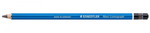 STAEDTLER - LAPIZ de GRAFITO 100 LUMOGRAPH - 12B (Ref.100-12B)