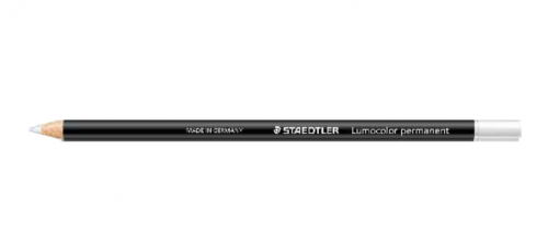 STAEDTLER - LAPIZ toda superf. 108 20 GLASOCHROM BLANCO (Ref.108 20-0)