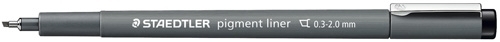 STAEDTLER - ROTULADOR CALIBRADO 308 PIGMENT LINER 0,3-2,0 mm PUNTA BISELADA (Ref.308 C2-9)