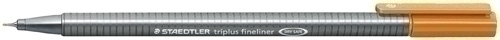 STAEDTLER - ROTULADOR FIBRA 334 TRIPLUS FINELINER MARRON (Ref.334-7)