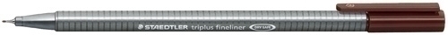 STAEDTLER - ROTULADOR FIBRA 334 TRIPLUS FINELINER PARDO VAN DYCK (Ref.334-76)
