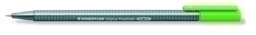 STAEDTLER - ROTULADOR FIBRA 334 TRIPLUS FINELINER VERDE CLARO (Ref.334-51)
