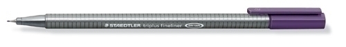 STAEDTLER - ROTULADOR FIBRA 334 TRIPLUS FINELINER VIOLETA ROJIZO (Ref.334-69)